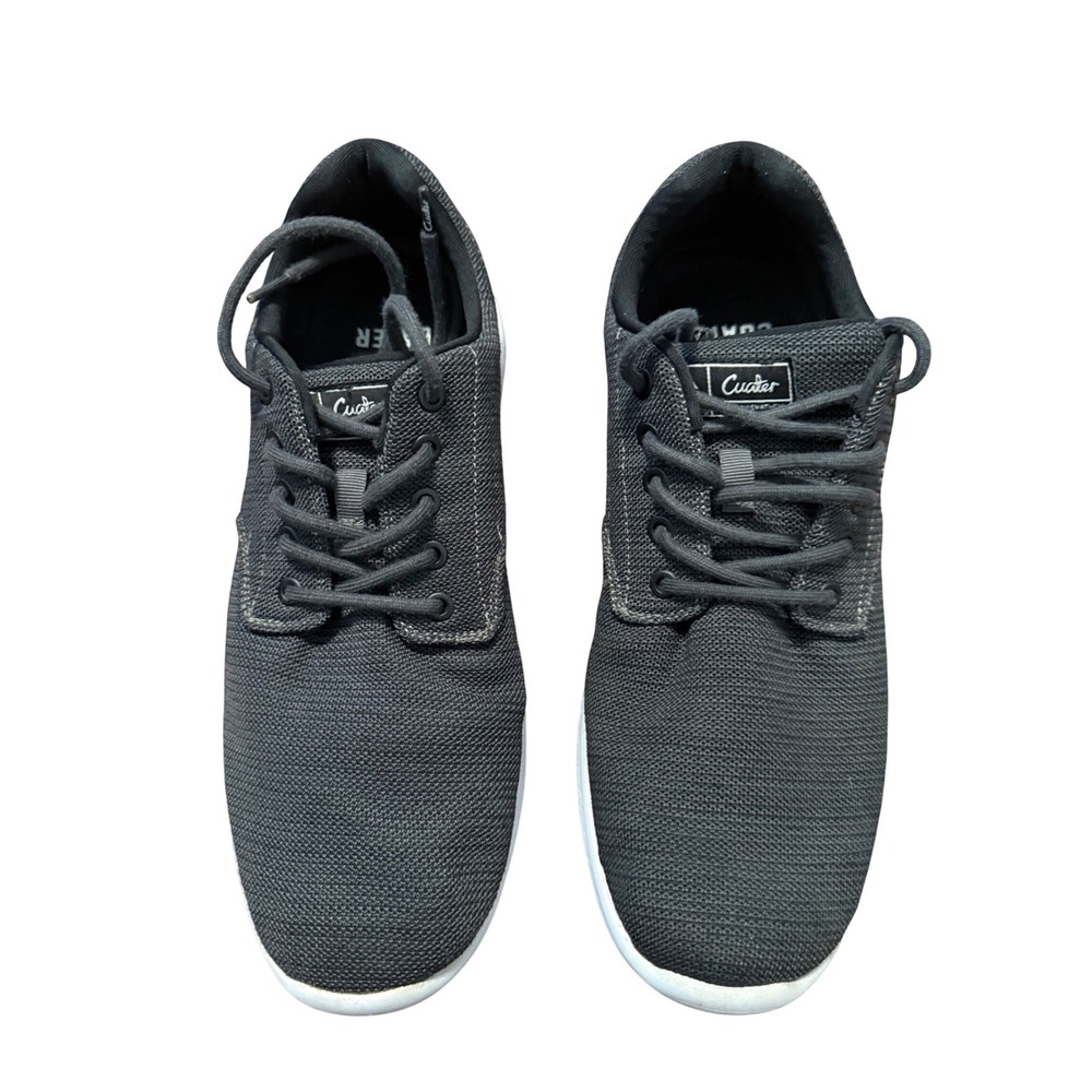 Cuater by TravisMathew Phenom Mens 12 Charcoal Gray Knit Sneakers 4MT111